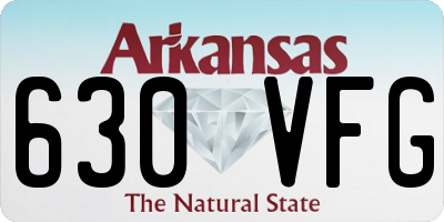 AR license plate 630VFG