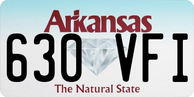 AR license plate 630VFI