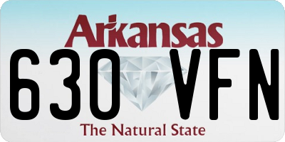AR license plate 630VFN