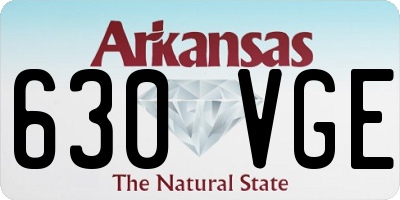 AR license plate 630VGE