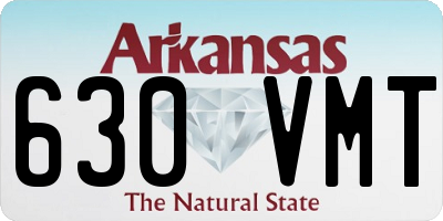 AR license plate 630VMT