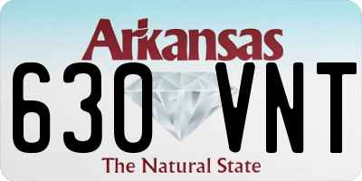 AR license plate 630VNT