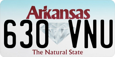 AR license plate 630VNU