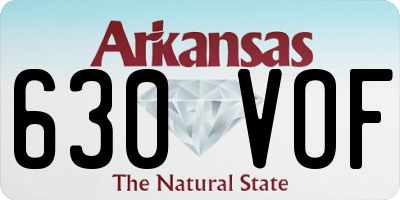 AR license plate 630VOF