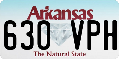 AR license plate 630VPH