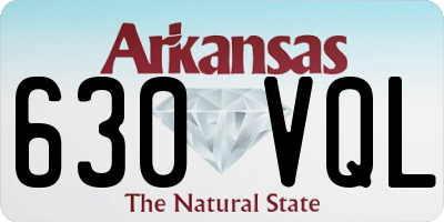 AR license plate 630VQL