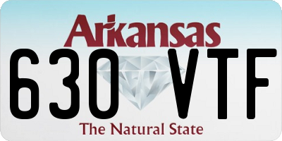 AR license plate 630VTF