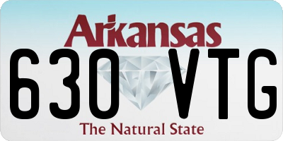 AR license plate 630VTG