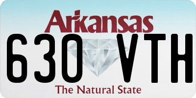 AR license plate 630VTH