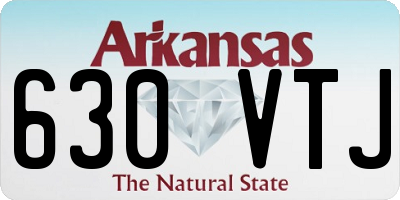 AR license plate 630VTJ