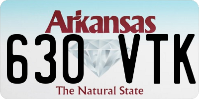 AR license plate 630VTK