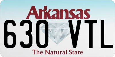 AR license plate 630VTL