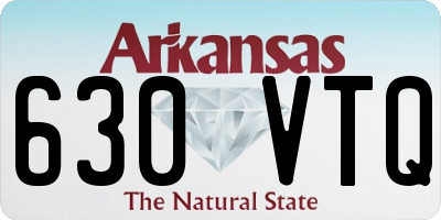 AR license plate 630VTQ