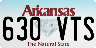 AR license plate 630VTS