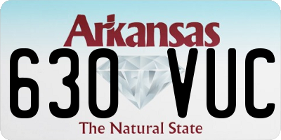 AR license plate 630VUC