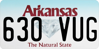 AR license plate 630VUG