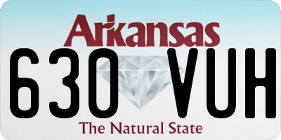 AR license plate 630VUH