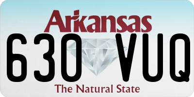 AR license plate 630VUQ