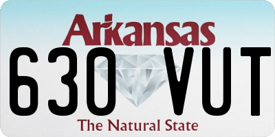 AR license plate 630VUT