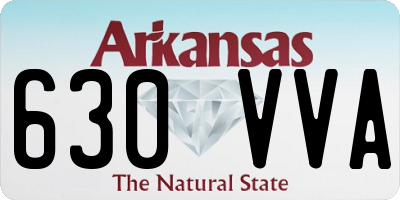 AR license plate 630VVA