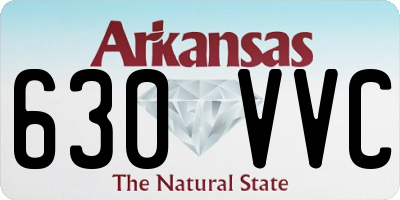 AR license plate 630VVC