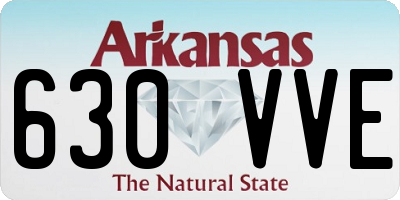AR license plate 630VVE
