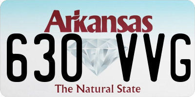 AR license plate 630VVG