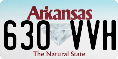 AR license plate 630VVH
