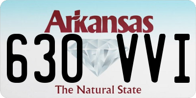 AR license plate 630VVI