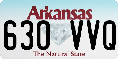 AR license plate 630VVQ