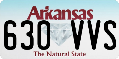 AR license plate 630VVS