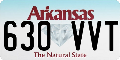 AR license plate 630VVT
