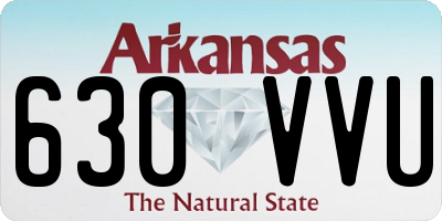 AR license plate 630VVU