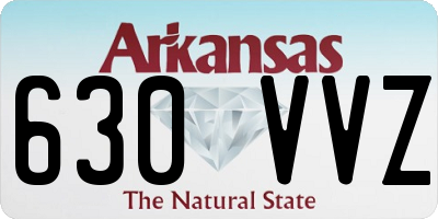 AR license plate 630VVZ