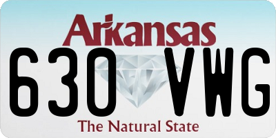 AR license plate 630VWG