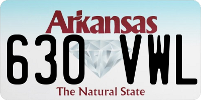 AR license plate 630VWL
