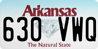 AR license plate 630VWQ