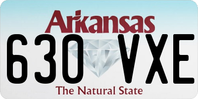AR license plate 630VXE