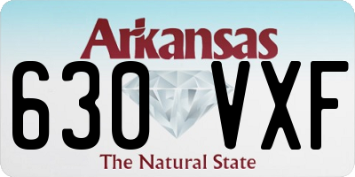 AR license plate 630VXF