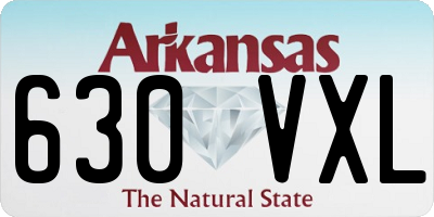 AR license plate 630VXL