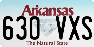 AR license plate 630VXS