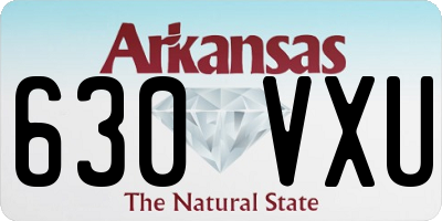 AR license plate 630VXU