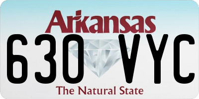 AR license plate 630VYC