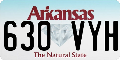 AR license plate 630VYH