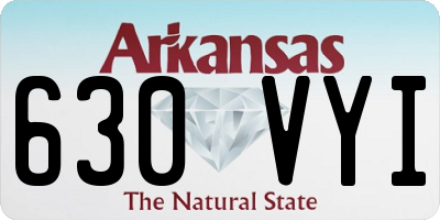 AR license plate 630VYI