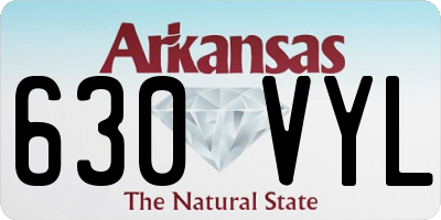 AR license plate 630VYL