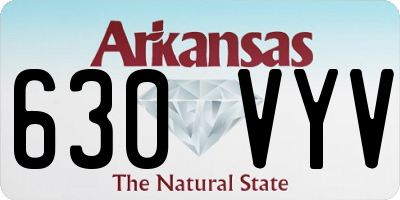 AR license plate 630VYV
