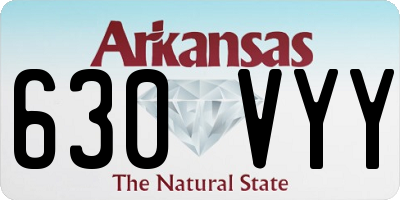 AR license plate 630VYY