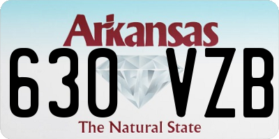 AR license plate 630VZB