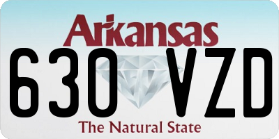 AR license plate 630VZD